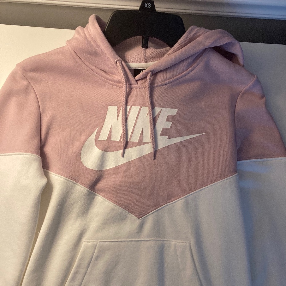 Nike Pullover Hoodie Vintage Pink/White